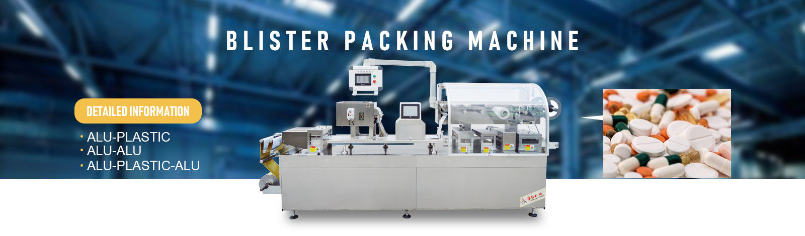 máquina de embalagem de blister automática